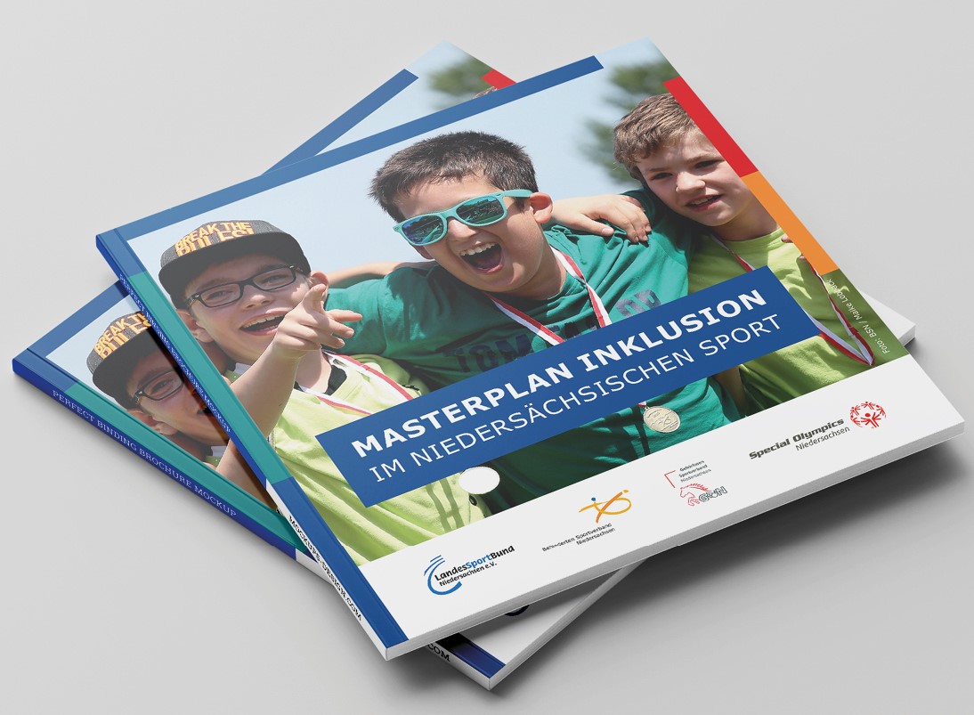 Die Broschüre "Masterplan Inklusion im niedersächsischen Sport"